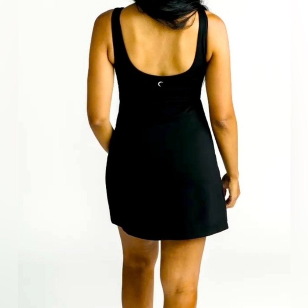ZYIA Black Match Point Tennis Athletic Exercise Dress- Small